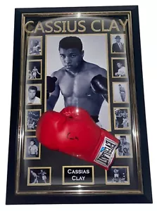 Cassius Clay SIGNED Glove Autograph Muhammad Ali! Steiner Certified Hologram - Picture 1 of 5