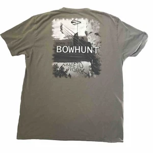 Camiseta Bow Life Para Hombre Camiseta Caza Manga Corta XL Tiro con Arco Ciervo Caza País - Imagen 1 de 8