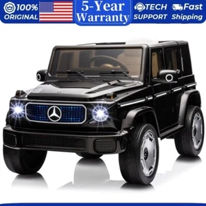 12V Kids Ride On Car for Licensed Mercedes-Benz EQG LED Spring Suspension Music - Picture 1 of 7