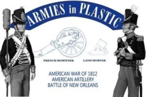 ARMIES IN PLASTIC 5604 AMERICAN WAR OF 1812 AMERICAN ARTILLERY FRENCH HOWITZER - Picture 1 of 2