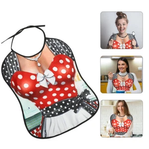  Adult Funny Bib Disabled Feeding Bibs Senior Eating Apron Gift - Picture 1 of 12