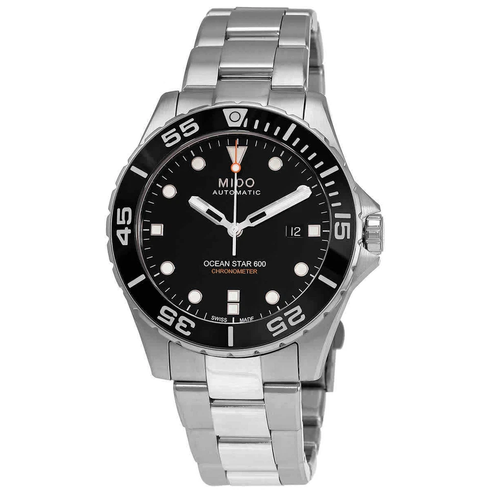Mido Ocean Star 600 Chronometer Black Dial Men's Watch M026.608.11.051.00