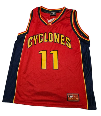 Colosseum Athletics Iowa State Cyclones ISU Basketball Stitch Jersey #11 Mens XL Cover