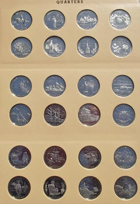 Washington Quarter Lot of 111 Proofs - 1999-2020 - State & Parks in DANSCO album - Image 1 of 4