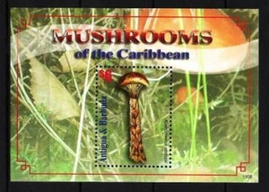 Antigua 2011 Pilze Block 1 neu ** 1. Wahl - Bild 1 von 1