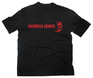 Camiseta Scoville Junkie Divertida Tabasco Habanero Hot Chili Carolina Reaper Lover - Imagen 1 de 1