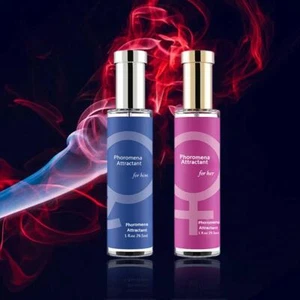 1X Lure Pheromone Perfume Spray Her Him Pheromones For Attract Women/Men N0G6 - Foto 1 di 11