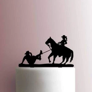 Cowboy Couple 225-A240 Cake Topper - Picture 1 of 2