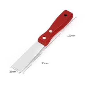 Putty Scraper 1" Stainless Steel Putty Knife Wooden Handle for Drywall 3Pcs - Picture 1 of 3