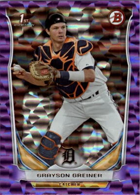 2014 Bowman Draft Purple Ice #DP99 Grayson Greiner /99 - NM-MT - Image 1 of 2