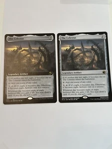 The Celestus 252/277 & 377 entrambe le copie estese e regolari Innistrad MTG Magic quasi nuove - Foto 1 di 5