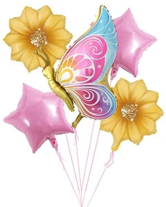 Elaliyi Butterfly Balloons Butterfly Balloons Decorations Butterfly Foil Myla... - Picture 1 of 3
