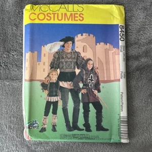 McCalls Sewing Pattern 8450 Sz 34-36 Men Medieval Renaissance Costume Theater - Picture 1 of 5