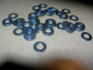 Lavadoras planas de acero 3/16", 1/4", 5/16" GRUESAS (BSW, UNC, UNF) - Imagen 1 de 2