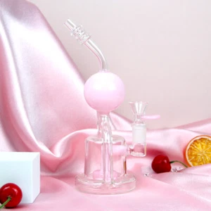 Big Ball Handcraft Glass bubbler Recycler Water Pipe Glass Bongs and water Pipes - Picture 1 of 6