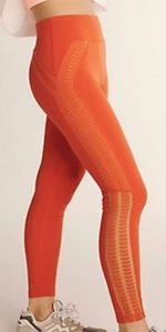 FREE PEOPLE MOVEMENT DESERT RENEGADE MANDARIN RED (ORANGE) HIGH RISE LEGGING XS - Bild 1 von 11