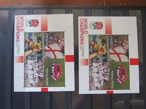 GB (5 -1897) 2003 RUGBY-WELTMEISTERSCHAFT M/S SOWOHL UMM & FEIN GEBRAUCHT - Bild 1 von 1