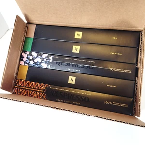 50 cápsulas de café Nespresso OriginalLine Cosi Capriccio Tokyo Volluto Vienna Lungo - Imagen 1 de 12