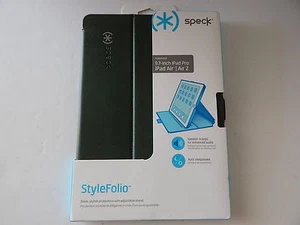 Speck StyleFolio Hülle & Ständer für iPad Pro 9,7"/Air/Air 2 Dusty Green/Nickel - Bild 1 von 10
