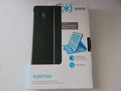 Speck StyleFolio Case & Stand for iPad Pro 9.7"/Air/Air 2 Dusty Green/Nickel - Image 1 of 4