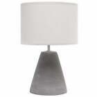 Table Lamp,  with Gray Shade