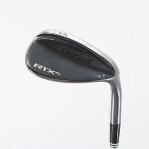 Cleveland RTX-4 Black Satin Sand Wedge 58 Deg 58.09 Steel S400 Stiff RH P-130911 - Picture 1 of 7