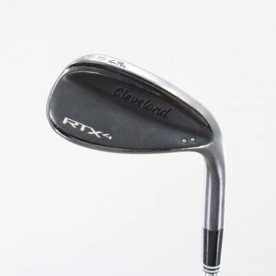 Cleveland RTX-4 Black Satin Sand Wedge 58 Deg 58.09 Steel S400 Stiff RH P-130911 - Image 1 of 4