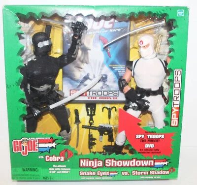 Экшн-фигурка GI Joe Ninja Showdown Snake Eyes vs. Storm Shadow 12 дюймов набор Hasbro - Изображение 1 из 4