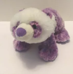 Ganz Webkinz Purple & White Pretty Panda Plush Toy Stuffed Animal HM405 no code - Picture 1 of 9