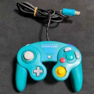 Nintendo Gamecube Controller - Emerald Blue RARE! OEM | AUTHENTIC | TESTED - Image 1 of 4
