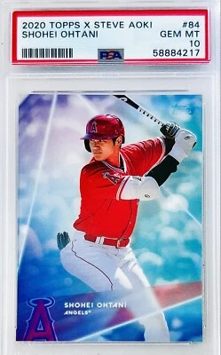 2020 Topps X Steve Aoki Collab Shohei Ohtani #84 Low Pop Limited PSA 10 💎 Rare - Image 1 of 4