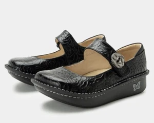 Alegría Paloma Mary Janet PAL -011 schwarze Halbschuhe Max Größe 37 Krankenschwester Komfort - Bild 1 von 6
