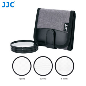 JJC Variable Star Filter Kit for Camera Camcorder Lens 3 Filters+Storage Pouch