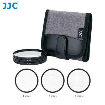 JJC Variable Star Filter Kit for Camera Camcorder Lens 3 Filters+Storage Pouch - Image 1 of 4