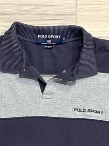 Polo Sport Ralph Lauren Vintage 90s Striped Polo Shirt Men’s Large - Bild 1 von 8