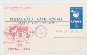 TurtlesTradingPost- World Vacationland Card- 1967 - #UX54 FDC Artmaster Cachet - Picture 1 of 1