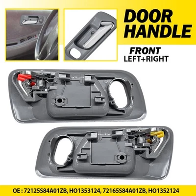 Manija de puerta delantera izquierda derecha interior para Honda Odyssey 1998-02 Accord 1999-2004 Foto 1 de 4