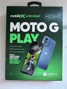 Brandneu Mobile X entsperrt Moto G Play 6,5" 90 Hz HD+ 50MP Quad Pixel Kamera - Bild 1 von 2