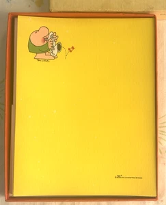 Vintage American Greetings Vergissmeinnicht Ziggy & Snoopy Schreibwaren verpackt 5,5" x 7" - Bild 1 von 18