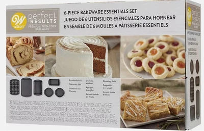 (2conjuntos) Wilton Perfect Results Premium antiaderente 6 peças conjunto essencial de bakeware - Imagem 1 de 4