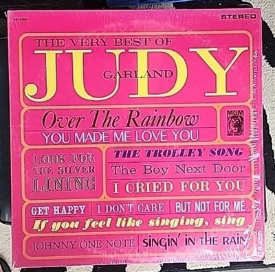 JUDY GARLAND VINYL in shrinkwrap (frameable) VERY BEST OF - LP SE-4204 - Image 1 of 4