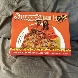 NEW Snuggie Super Soft Fleece Blanket w Sleeve CHEETOS 71×54 New Opened Box - Picture 1 of 7