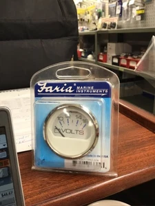 Faria Marine Instruments Volt Gauge Chesapeake SSW 13805 - Picture 1 of 2