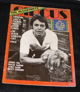 Circus Magazine,1971,Paul McCartney,The McCartneys,Black Sabbath,ELP - Bild 1 von 7