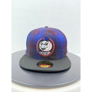 Cappello New York Mets New Era 59FIFTY Mr. Met Plaid Patch aderente 7 5/8 MLB Baseball - Foto 1 di 7