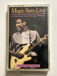 Magic Sam Live At Ann Arbor Blues Festival 1969 Cassette Tape DC 645/6 - Picture 1 of 4