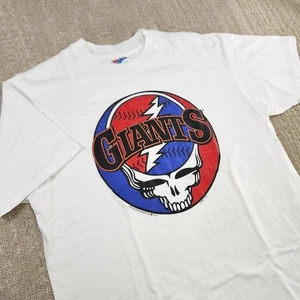 Vintage San Francisco Giants Grateful Dead Shirt Mens Large Single Stitch 90s  - Picture 1 of 12