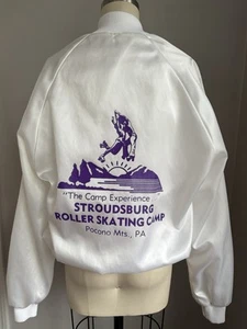 Vintage 70’s Roller Rink Rollerskating Camp Jacket Stroudsburg PA Warren Small - Picture 1 of 10