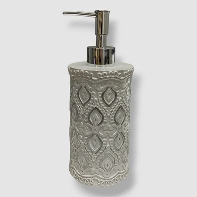 Dispensador bomba jabón loción Monaco blanco baño popular Foto 1 de 4