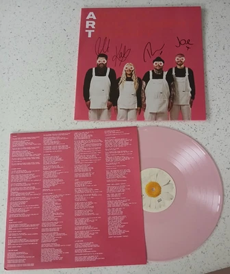 Lottery Winners  Signed Pink Vinyl LP  ART Anxiety Replacement Therapy - Image 1 of 2